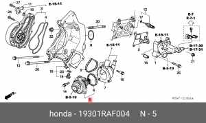 ТЕРМОСТАТ 19301RAF004 19301RAF004 HONDA
