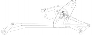 Стеклоочиститель в сборе для а,м Лада Largus 12-,Renault Logan 04-,Duster 10- VW VWA 09001 START VOLT