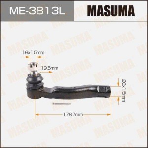 наконечник рулевой левый!\ Toyota Land Cruiser UZJ100 02> ME-3813L MASUMA