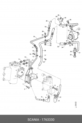Шланг в сборе 1763330 SCANIA