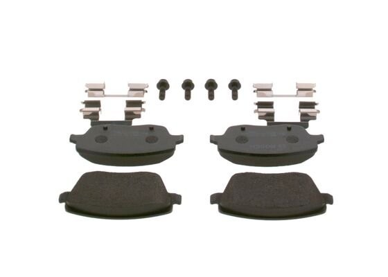 Колодки тормозные VW Polo (1.4/1.9) SKODA Fabia,Roomster (01-) передние (4шт.) B 0 986 424 829 BOSCH