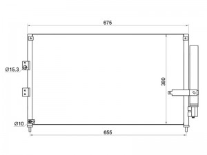 Радиатор кондиционера HONDA CIVIC FD 1.3 hybrid ST-HD09-394-0 STHD093940 STHD093940 SAT
