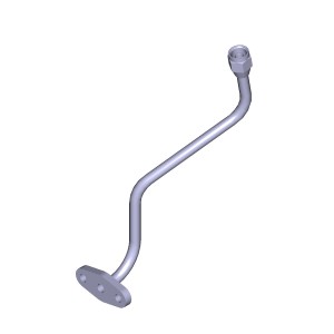 Трубка ЯМЗ-5344 слива масла с турбокомпрессора АВТОДИЗЕЛЬ 53441118340 YAMZ