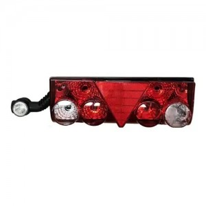 фонарь задний! RH белый, 7-pin + рог LED END \ UNIVERSAL M711432 MARS