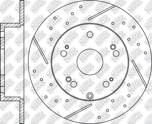 Диск тормозной Performance RN1411DSET RN1411DSET NIBK
