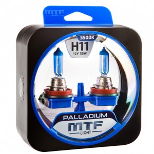 Лампа 12V H11 55W PGJ19-2 бокс (2шт.) Palladium MTF HPA1211 MTF