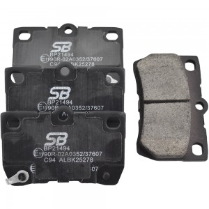 Колодки дисковые LEXUS GS 3.0 2005 - 2011 LEXUS GS 3.5 2006 - 2011 TOYOTA CROWN  BP21494 SB NAGAMOCHI