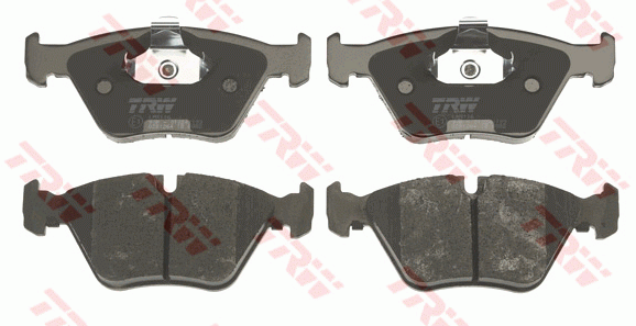 Колодки тормозные BMW E39 520i, 523i, 535i передние (4шт.) TRW GDB1264 TRW
