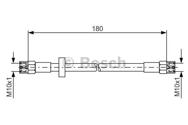 AUDI 100 83-91 L=180mm / дисковые торм до 85 1 987 476 216 BOSCH