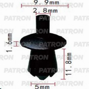 КРЕПЛЕНИЕ ОБШИВКИ MB/BMW/CITROEN P371105 PATRON