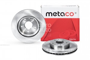 Диск тормозной передний вентилируемый 3050504 3050504 METACO