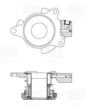 Муфта выкл. сцеп. Suzuki SX4 (06-)/SX4 (13-)/Vitara (15-) 1.6i (гидравл.) (CT 24 CT2403 TRIALLI