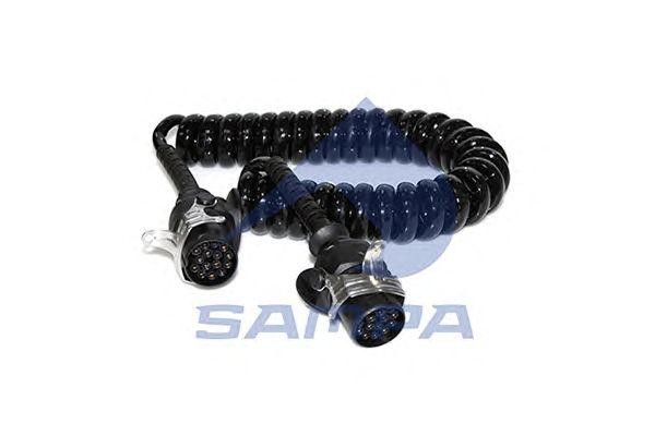 кабель спиральный !С 2 ADR Вилки, 15 Полюс, Pu, 24VUNIVERSAL,VOLVO 095.173 SAMPA