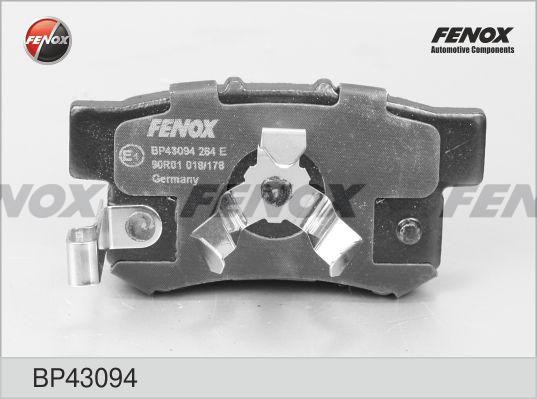 Колодки тормозные дисковые задние BP43094 FENOX