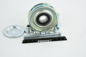 Ролик натяжной ремня кондиц с крепл MITSUBISHI PAJERO IV/MONTERO 2006- 0487-K96W 0487-K96W FEBEST