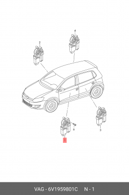 Деталь 6V1 959 801 C VAG