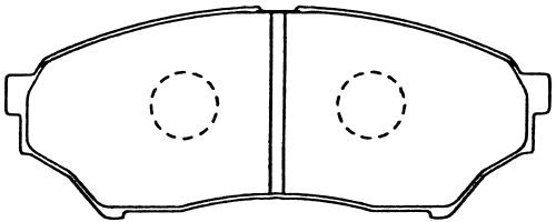 D6089-01 845 01=Y06-6089 !колодки дисковые п.\ Mitsubishi Montero/Pajero 1.8MPi/ D6089 MK KASHIYAMA