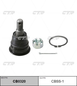 Опора шаровая NISSAN Maxima передняя нижняя CTR CB0320 CTR