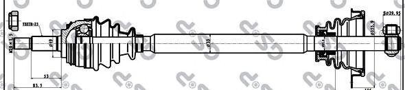 Вал приводной 211012 211012 GS P