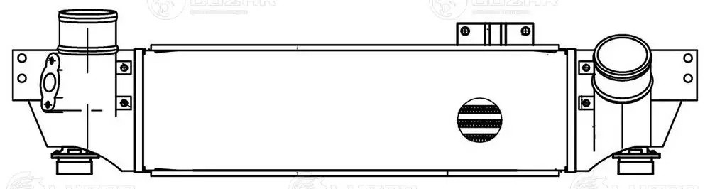 Радиатор интеркулера для а/м Kia Sorento (02-)/Sorento (06-) 2.5TD  LRIC0801 LRIC0801 LUZAR