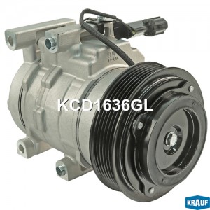 Компрессор HYUNDAI Solaris (17-) кондиционера KRAUF kcd1636gl KRAUF