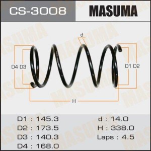 Пружина подвески CS-3008 CS-3008 MASUMA