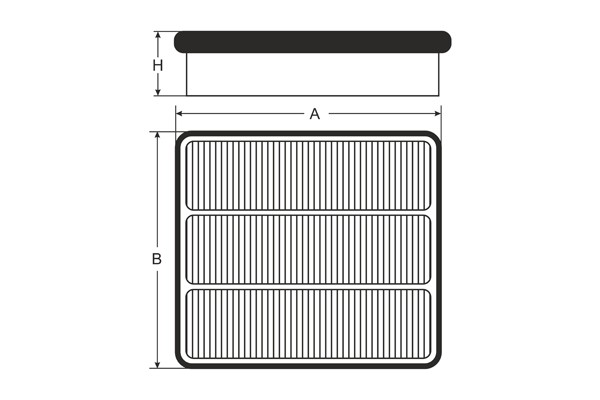 Фильтр воздушный SB2107 SCT