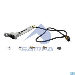 Кронштейн вискомуфты с датчиком L=920 Neoplan,MAN D2866/D2876 023.487 SAMPA