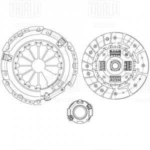 Сцепление в сборе (с мех. муфт.) FR 2712 TRIALLI