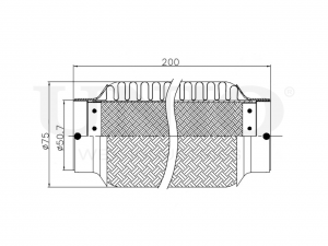 Гофра глушителя EXP-50200 UNIO