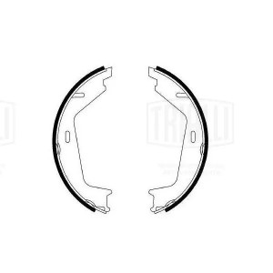 Колодки торм. для а/м Volvo XC90 (02-)/S60 (00-)барабан. ст. торм. 178x25 GF4659 GF 4659 TRIALLI