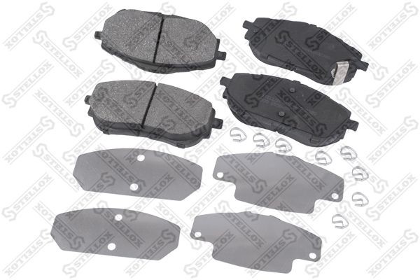 колодки диск. перед. ! с антискрип. пластинами\ Toyota Corolla, Auris 1.3-1.8/1. 000-655B-SX STELLOX