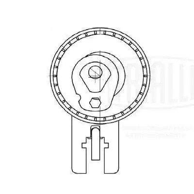 Ролик ГРМ Peugeot Partner (08-) 1.6d (натяж.) (CM 6061) CM 6061 TRIALLI