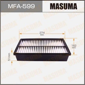 фильтр воздушный!\ Mazda CX-7 2.2D 09> MFA-599 MASUMA