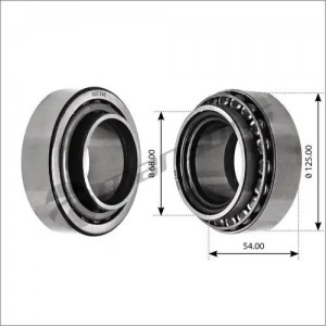 р/к ступицы! подшипники D68xD125x54/D68.2xD125x61mm передVolvo FL6/FM7/9/10/12/F 900.348 MANSONS