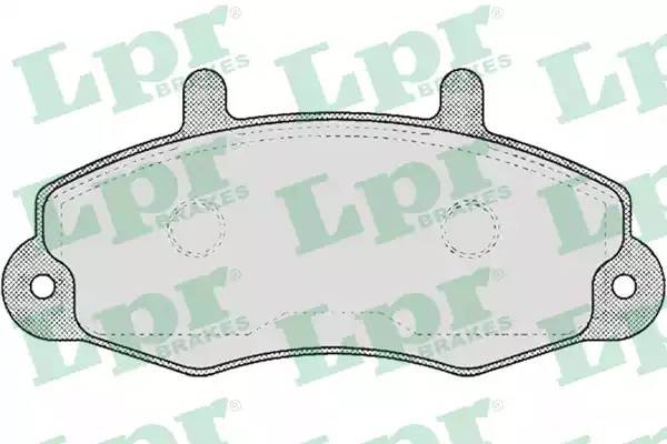 Комплект тормозных колодок 05P481 05P481 LPR