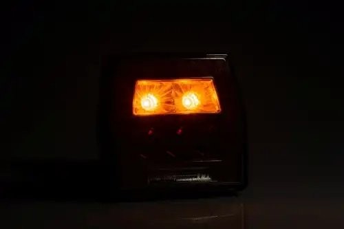 фонарь задний! LED 4-функциональный, 99,5х93 с проводом 1м \ FT122TLED FRISTOM