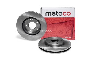 Диск тормозной передний вентилируемый 3050078 3050078 METACO