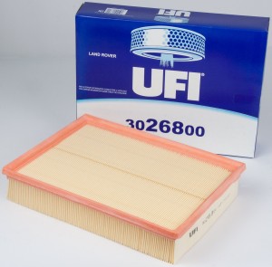 Фильтр воздушный LAND ROVER DISCOVERY 3/4, RANGE ROVER SPORT 2.7TD/3.0TD/4.0/4.4 30.268.00 UFI