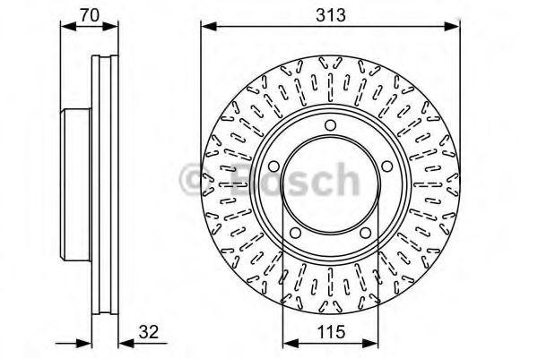 LAND CRUISER (100) (1998-2007) 0 986 479 567 BOSCH
