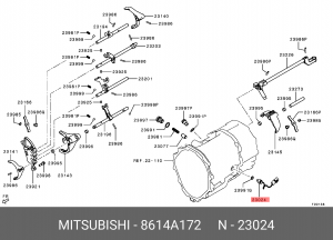 ДАТЧИК ЛАМПЫ ЗАДНЕГО ХОДА КПП  8614A172 8614A172 MITSUBISHI