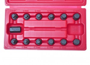 Головка для маслосливных пробок 13 предметов в кейсе JTC JTC-1117 JTC TOOLS