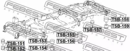 TOYOTA LAND CRUISER (200) (2008>) ПЕРВАЯ ВЕРХНЯЯ TSB-151 FEBEST