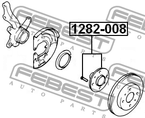 Ступица 1282-008 1282-008 FEBEST
