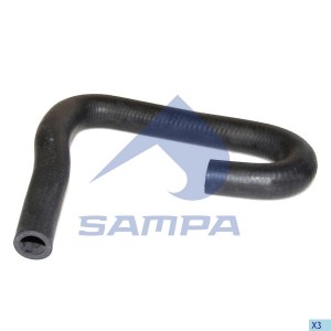 Патрубок отопителя MAN TGA 021132 SAMPA