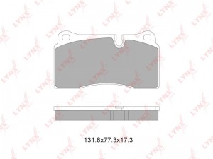 колодки дисковые передние!\ Land Rover Range Rover 4.2-4.4i/2.7-3.6TD 02-13 BD-5004 LYNXAUTO