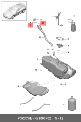 PASSAT [B6] (2005-2010)/Q5 (2008>) M6X16, внутр. TORX N 910 967 02 VAG