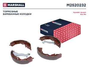Торм. колодки барабанные задн. Hyundai Accent III 05-, Kia Rio II 05- (M2520232) M2520232 MARSHALL