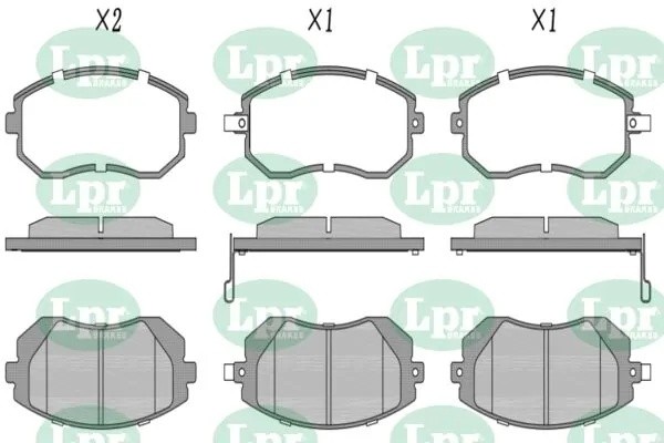 Комплект тормозных колодок 05P1363 05P1363 LPR