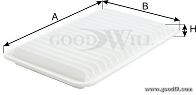 Фильтр воздушный AG121ECO AG 121 ECO GOODWILL